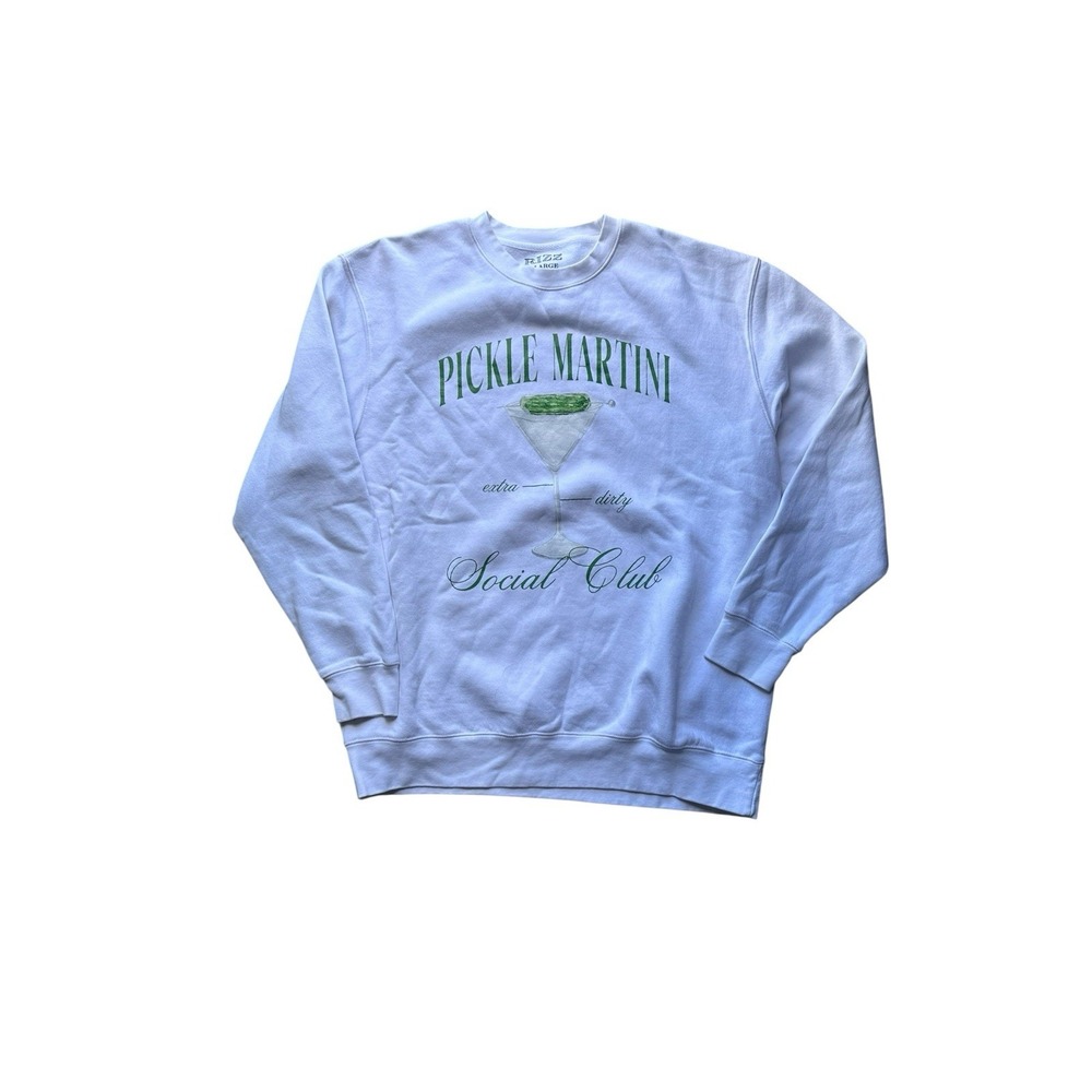 Pickle Martini Social Club‎ Sweatshirt, Extra Martini Sweater Size XL